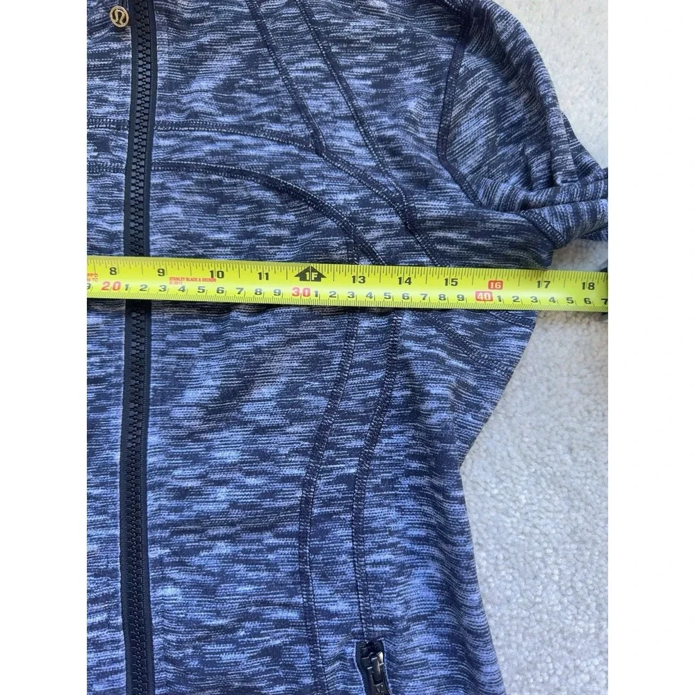 Lululemon Define Jacket Dramatic Static White Black